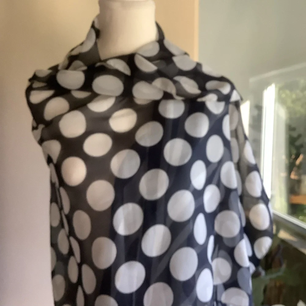 Doncaster Polka Dot and Striped Scarf/Wrap